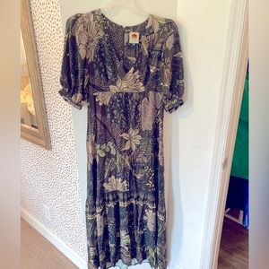 Farm Rio Fall Maxi Dress size L